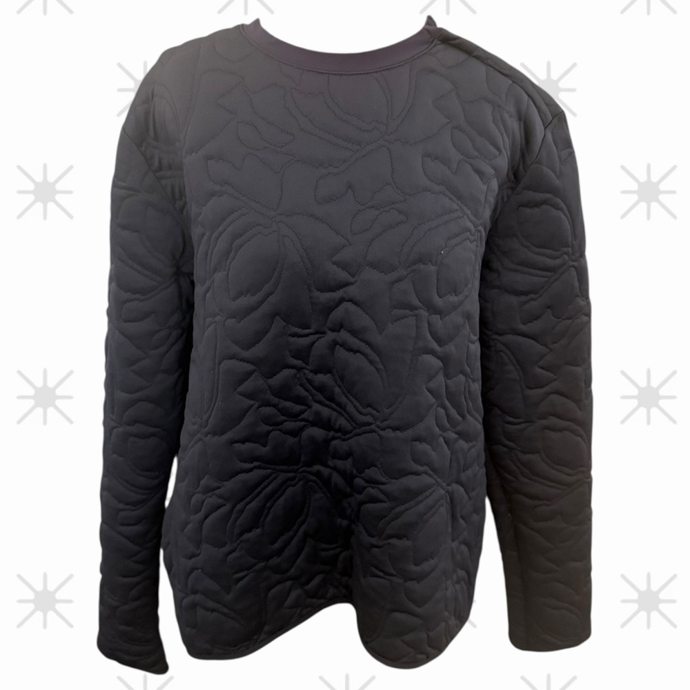 Nike Navy Blue Quilted Sweatshirt